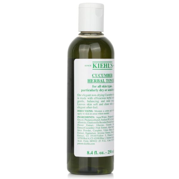 Kiehl's Cucumber Herbal Alcohol-Free Toner - For Dry or Sensitive Skin Types - Image 3