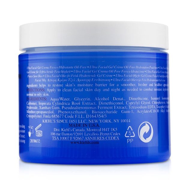 Kiehl's Ultra Facial Oil-Free Gel Cream - For Normal to Oily Skin Types - Image 3