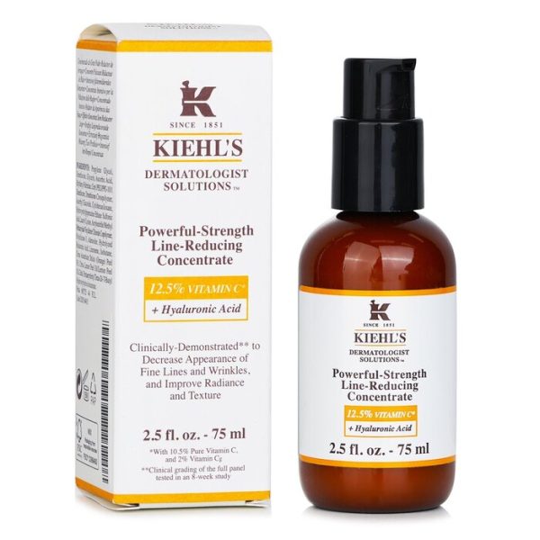 Kiehl's Dermatologist Solutions Powerful-Strength Line-Reducing Concentrate (With 12.5% Vitamin C + Hyaluronic Acid) - Image 3