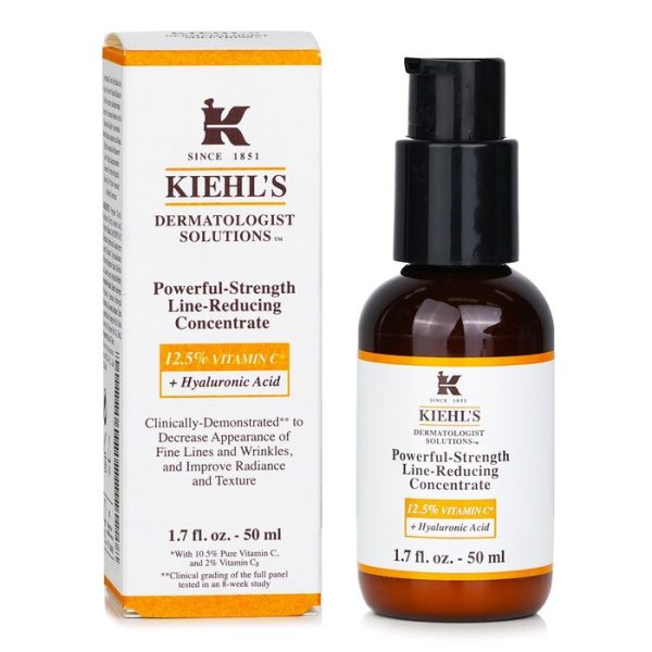 Kiehl's Dermatologist Solutions Powerful-Strength Line-Reducing Concentrate (With 12.5% Vitamin C + Hyaluronic Acid) - Image 3